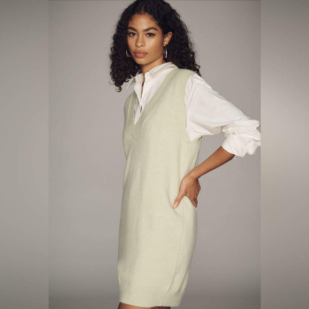 Anthropologie Sunday in Brooklyn Sweater Vest Mini Dress - Picture 2 of 4